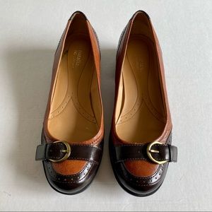 NATURALIZER Women's Brown Preema Slip On Shoes, 7